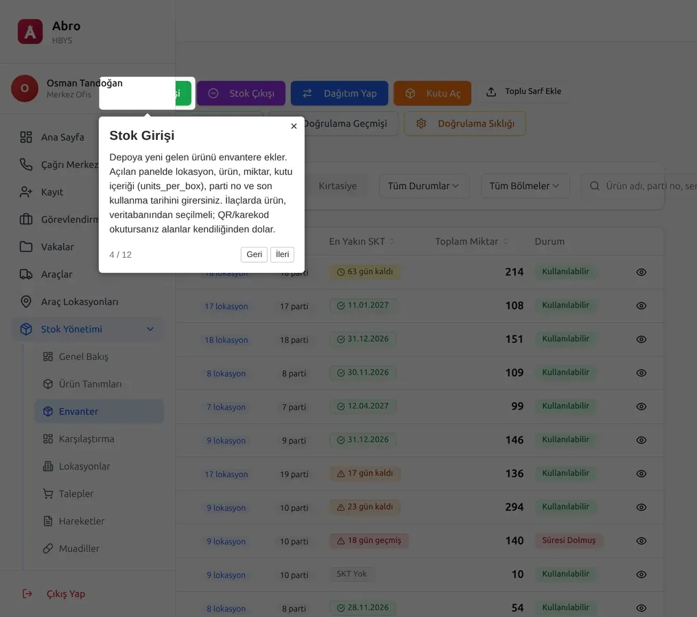 الجولة الحية — خطوة بخطوة داخل الشاشة الفعلية — لقطة شاشة من Abro